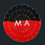 Einfache Monogramm fügen Sie den Namen Mann minima Dartscheibe<br><div class="desc">Gestaltung</div>