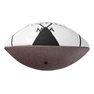 Einfache Monogramm fügen Sie den Namen Mann minima Football