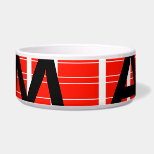 Einfache Monogramm fügen Sie den Namen Mann minima Napf