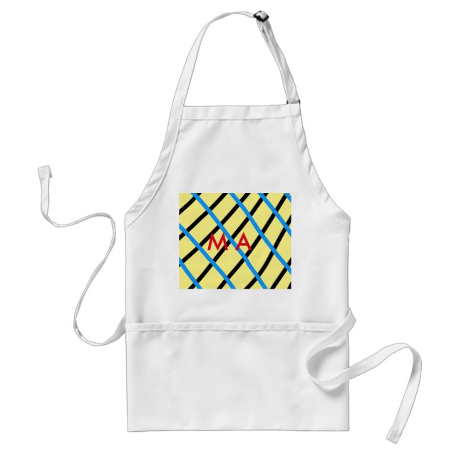 Einfache Monogramm fügen Sie den Namen Mann minima Schürze (Vorne)