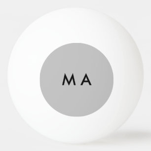 Einfache Monogramm fügen Sie den Namen Mann minima Tischtennisball
