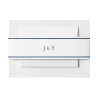 Einfache Monogramm-Hochzeit