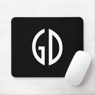 Einfache Monogramm-Ideen 1 Mousepad