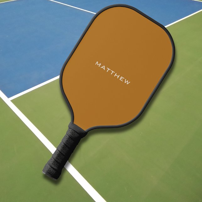 Einfache Monogramm Mit Monogramm Beruflich Pickleball Schläger (Von Creator hochgeladen)