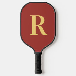 Einfache Monogramm modern Pickleball Schläger