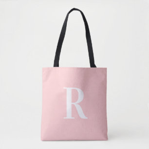 Einfache Monogramm, modern rosa