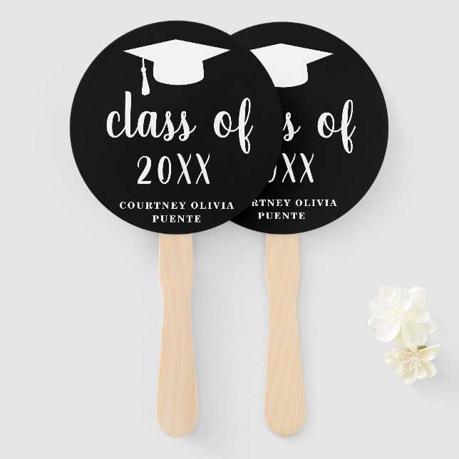 Einfache Mortar-Platine Moderner Abschluss Fächer (Vorne und Hinten)