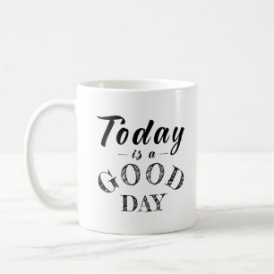 Einfache Motivation Positiver Hinweis Minimalistis Kaffeetasse