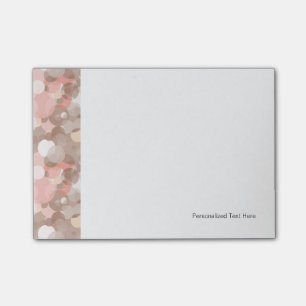 Einfache Muster - Kreise Post-it Klebezettel