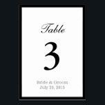 Einfache mutige Grenzdoppelseitige Hochzeit Tischnummer<br><div class="desc">Einfache mutige Grenzdoppelseitige Tischnummern,  die Tabellen-Karten Wedding sind. 
 
 Hier bringen Produkte zusammen: 
 UAWG-Karte 

 Sitzplatz-Diagramm</div>