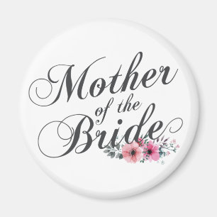 Einfache Mutter der Braut Hochzeit Magnet