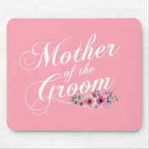 Einfache Mutter der Groomhochzeit | Mousepad