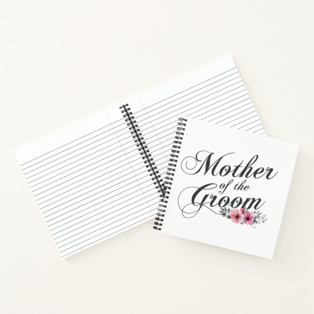 Einfache Mutter der Groomhochzeit | Notebook Notizbuch (Innenseite)