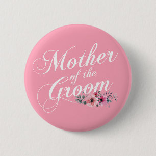 Einfache Mutter der Hochzeit  Button
