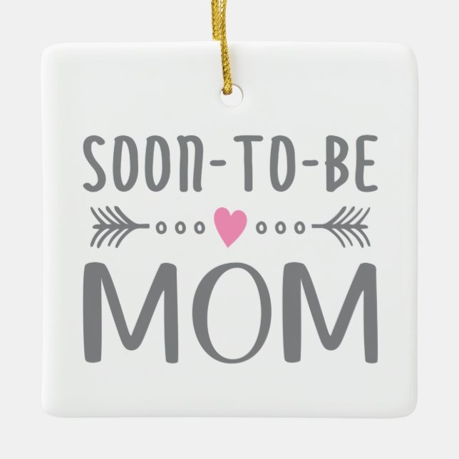 Einfache Mutter-Kind-Mama | Ornament (Vorderseite)