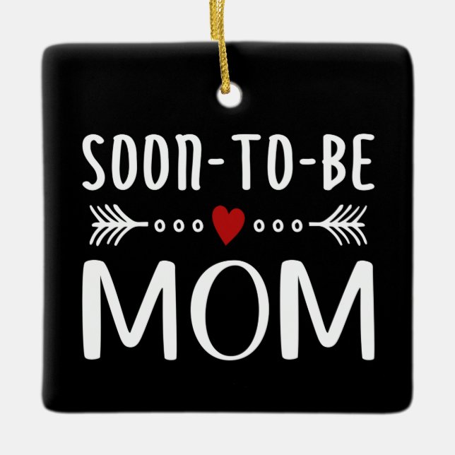 Einfache Mutter-Kind-Mama | Ornament (Vorderseite)