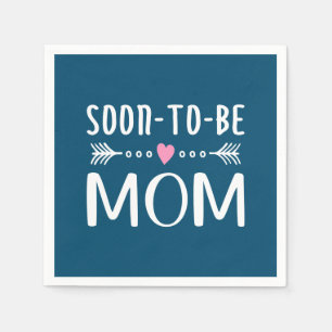 Einfache Mutter-Kind-Mama  Papier Napkin Serviette