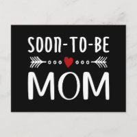 Einfache Mutter-Kind-Mama | Postkarte