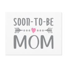 Einfache Mutter-Kind-Mama | Postkarte