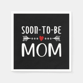 Einfache Mutter-Kind-Mama | Serviette