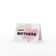 Einfache Muttertagskarte mit Herz