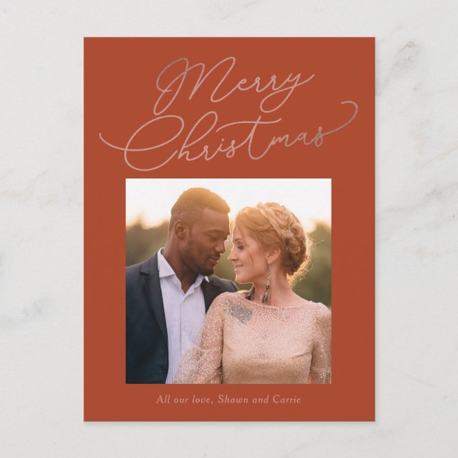 Einfache Nachricht EDITABLE FARBURG Postkarte (Vorderseite)