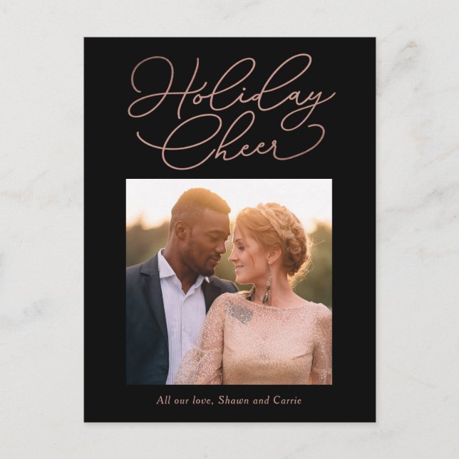 Einfache Nachricht EDITABLE FARBURG Postkarte (Vorderseite)