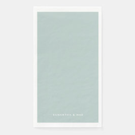 Einfache Namen des Meeres Moderne Gäste Serviette