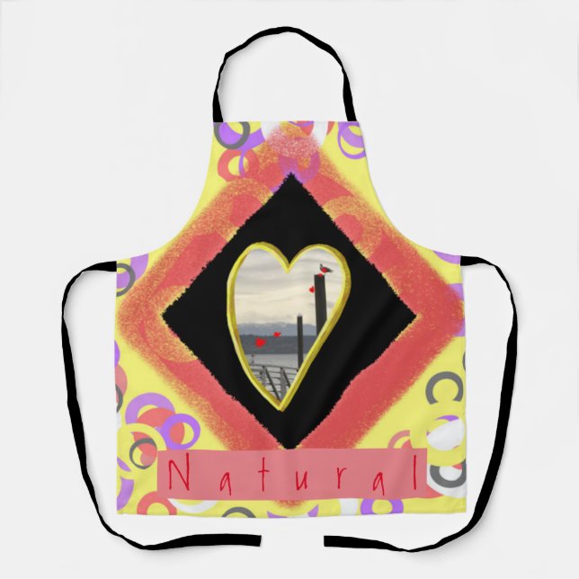 Einfache natürliche Lebensgemeinschaft Schürze (Vorderseite)