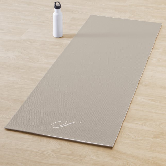 Einfache, neutrale Minimalistische Übung des Siege Yogamatte (Beispiel)
