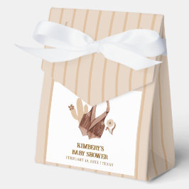 Einfache neutrale rustikale Kinderspülung Cowgirl Geschenkschachtel