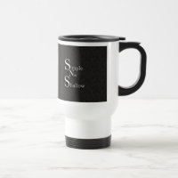 Einfache nicht flache Reise-Tasse