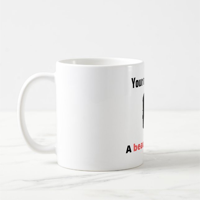 Einfache Niedlich-Romantische Valentinstag Kaffeetasse (Links)