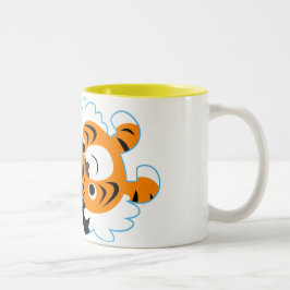 Einfache Niedliche Cartoon Tiger Tasse