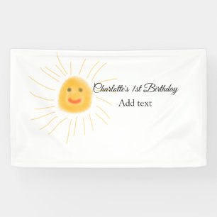 Einfache niedliche Kleinkinder mit minimaler Kinde Banner