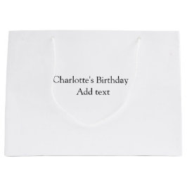 Einfache niedliche Kleinkinder mit minimaler Kinde Große Geschenktüte