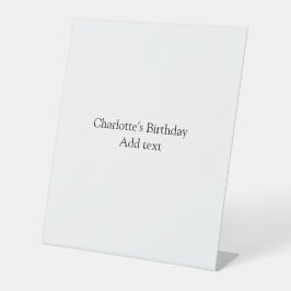 Einfache niedliche Kleinkinder mit minimaler Kinde Sockelschild