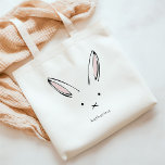 Einfache Niedliche Rabbit Girls Personalisiert Tragetasche<br><div class="desc">Sie können "Anpassen" mit Ihrem eigenen Bild und Text,  um ein Ein-Kind-Produkt zu erstellen!</div>