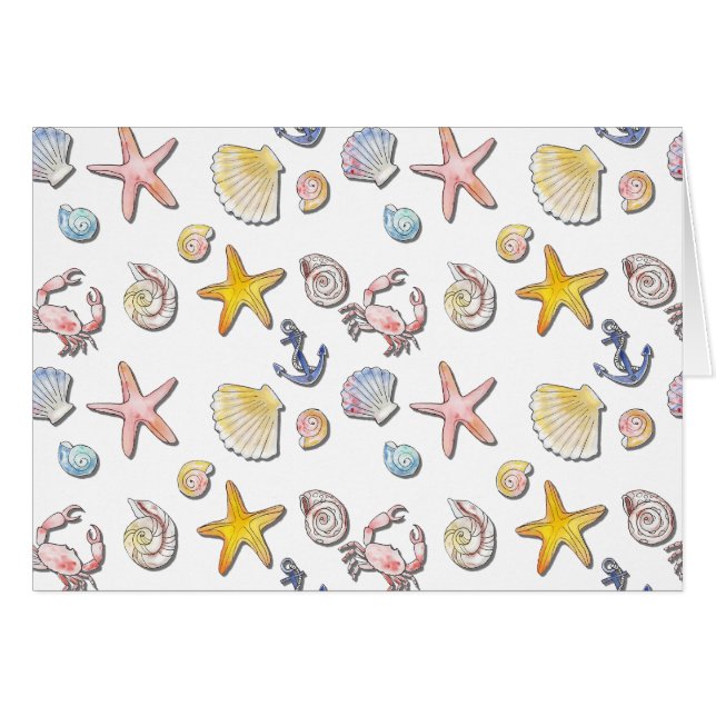 Einfache Niedliche Strandgestaltung (Vorderseite (Horizontal))