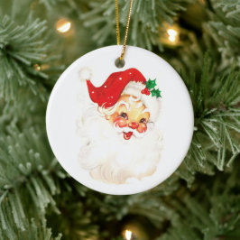 Einfache Niedliche Vintage Weihnachtszeit Keramik Ornament