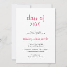 Einfache Non-Foto-Rosa-Abschluss