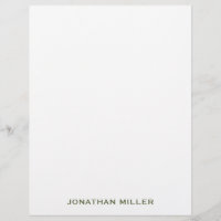 Einfache Olive Green Typografy Name Stationierung