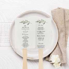 Einfache Olive-Zweigstelle Fächer