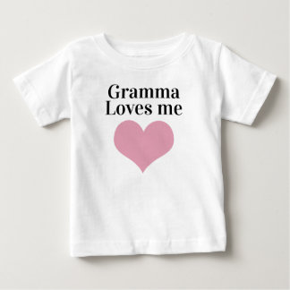 Einfache Oma liebt mich Baby-Shirt Baby T-shirt