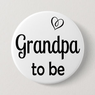 Einfache Opa zum Kinderdusche Button