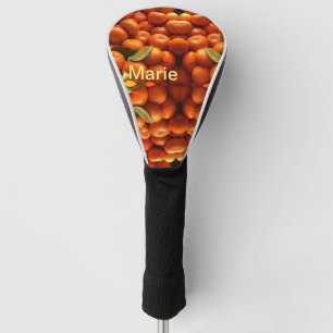 Einfache orangefarbene Früchte geben minimalen Nam Golf Headcover