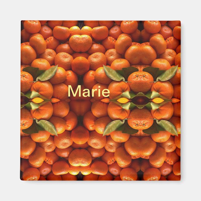 Einfache orangefarbene Früchte geben minimalen Nam Magnet (Vorne)