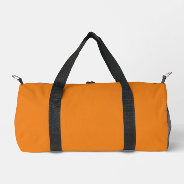 Einfache Oronge Kleine Duffeltasche, bedruckte Duf Duffle Bag (Vorderseite)