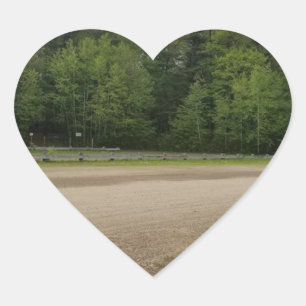 Einfache Orte Herz-Aufkleber