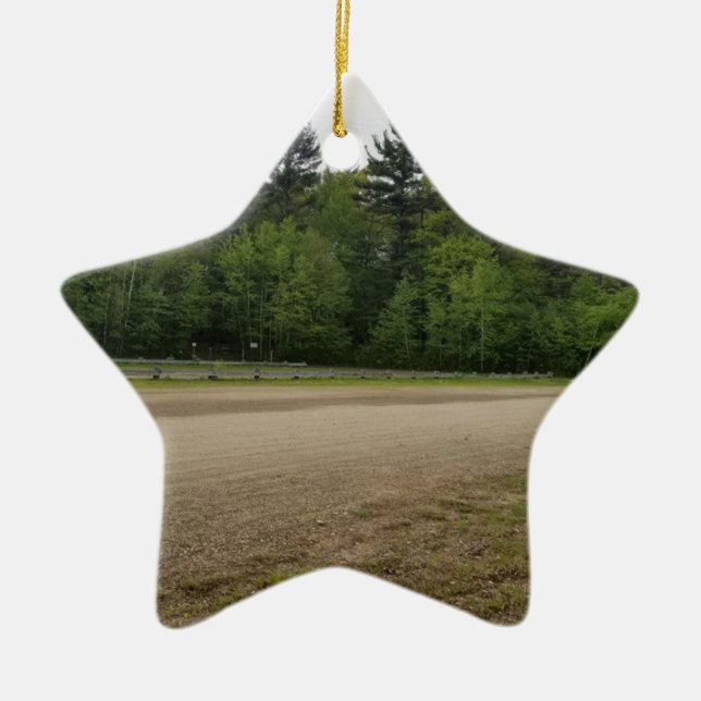 Einfache Orte Keramik Ornament (Vorne)